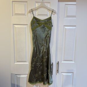 Vintage Betsey Johnson Sage Floral Dress